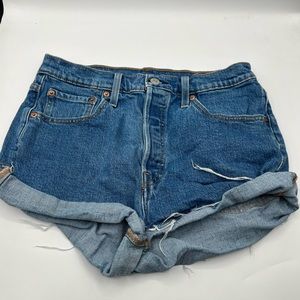 Levi denim shorts